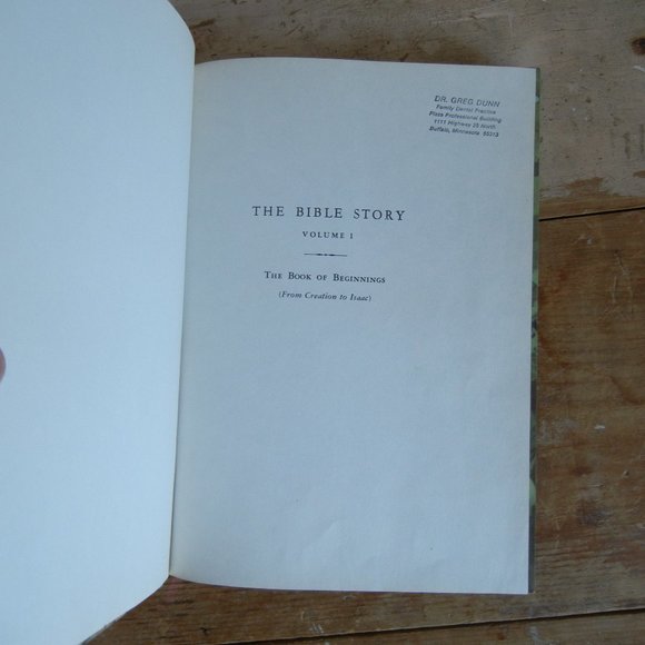 The Bible Story Vol 1 Arthur Maxwell Display Copy Hard Cover 1953 USA - Picture 8 of 14